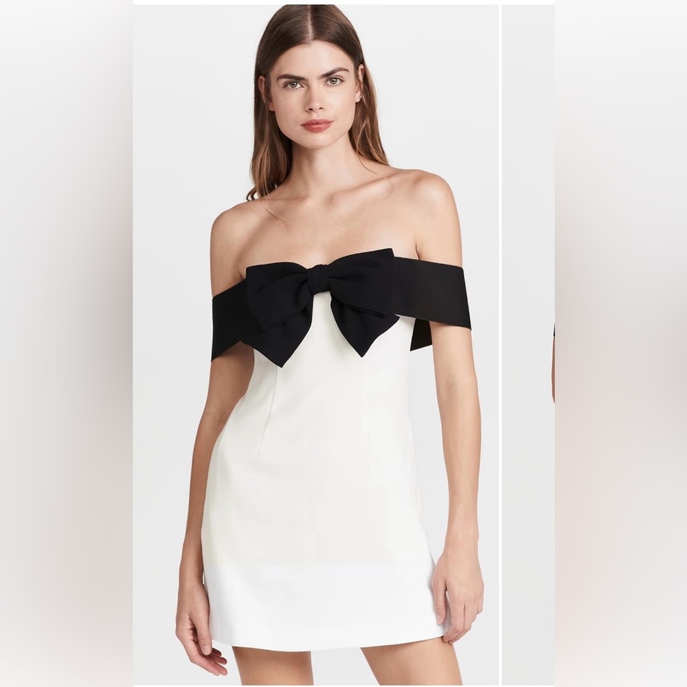 Self Portrait Off Shoulder Bow Dress